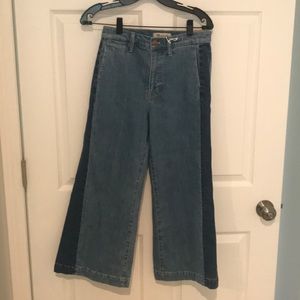 Madewell wide-leg crop Jean size 26W